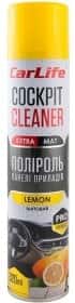 Поліроль для салону Carlife Cockpit Cleaner Extra Mat лимон 320 мл