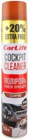 Полироль для салона Carlife Cockpit Cleaner кофе 750 мл