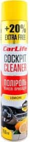 Полироль для салона Carlife Cockpit Cleaner лимон 750 мл