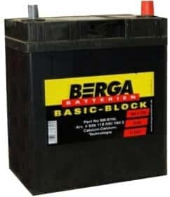 Акумулятор Berga 6 CT-35-R Basic Block 535118030