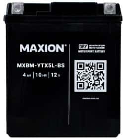 Аккумулятор Maxion 6 CT-5-R MXBM-YTX5L-BS_DRY