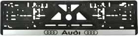 Рамка номерного знака Vitol 3795 колір чорний на Audi