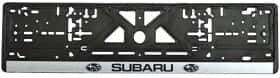 Рамка номерного знака Vitol 18426 цвет черный на Subaru