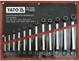 Набор ключей накидных Yato YT0252 6-32 мм 12 шт