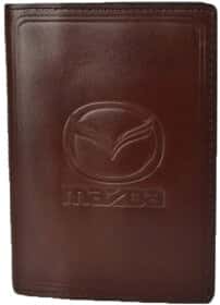 Портмоне-органайзер Poputchik 5141-038P с логотипом Mazda цвет коричневый