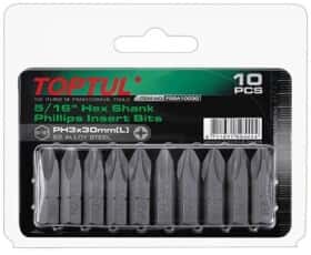 Набір бит Toptul FSBA1003G 10 шт.