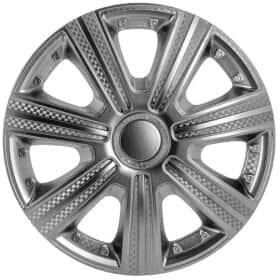 Комплект колпаков на колеса Star DTM цвет серебристый с хромированной отделкой