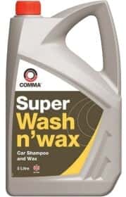 Автошампунь-полироль концентрат Comma Super Wash&Wax с воском Автошампунь-полироль концентрат Comma Super Wash&Wax с воском