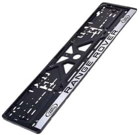 Рамка номерного знака Vitol 49080 цвет черный на Range Rover