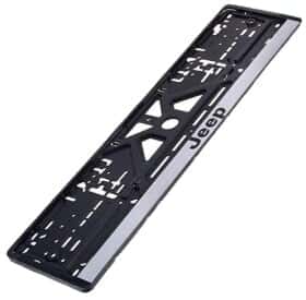 Рамка номерного знака Vitol 49082 цвет черный на Jeep