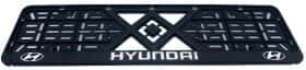 Рамка номерного знака Alca 97883 цвет черный на Hyundai