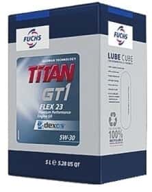 Моторна олива Fuchs TITAN GT1 FLEX 23 Lube Cube 5W-30 синтетична