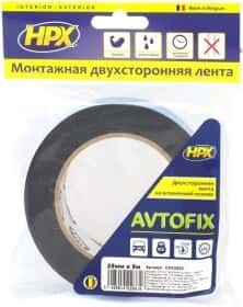 Двухсторонний скотч HPX DSA2505 на полиэтиленовой основе 25 мм x 5 м