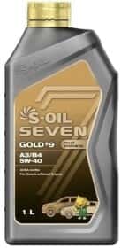 Моторна олива S-Oil Seven Gold #9 A3/B4 5W-40 синтетична