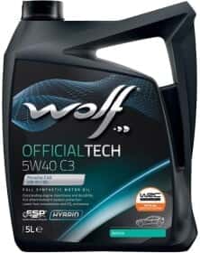 Моторное масло Wolf Officialtech C3 5W-40 синтетическое