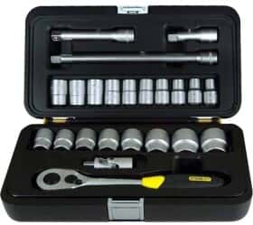 Набор торцевых головок и комплектующих Stanley Expert 1-94-671 1/2" (23 пр.)