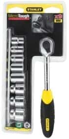 Набір торцевих головок та компонентів Stanley 0-94-610 1/4" (10 пр.)
