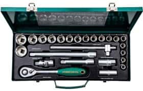 Набор торцевых головок и комплектующих Jonnesway s04h4125s 1/2" (25 пр.)
