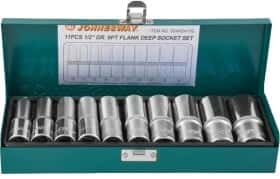 Набор торцевых головок Jonnesway S04HD411S 1/2" (10 пр.)