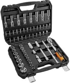Набір торцевих головок та компонентів Neo Tools 08-663 1/2", 5/16" (58 пр.)