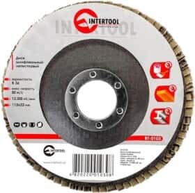 Круг пелюстковий Intertool BT-0103 K36 115 мм