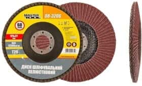 Круг пелюстковий MasterTool 08-3206 зерно 60 125 мм