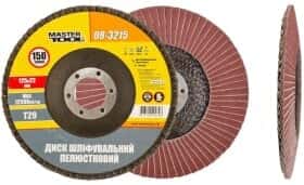 Круг пелюстковий MasterTool 08-3215 зерно 150 125 мм