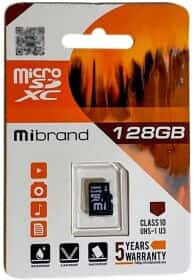 Карта памяти Mibrand microSDXC 128 ГБ