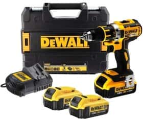 Шуруповерт DeWALT аккумуляторный DCD790M3 (3 аккумулятора + ЗУ + чехол)