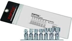 Набір торцевих головок Toptul GBAG0701 3/8" (7 пр.)