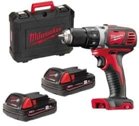 Шуруповерт Milwaukee аккумуляторный M18 BDD-202C (2 аккумулятора + ЗУ + чехол)