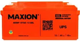 Акумулятор для ДБЖ Maxion MXBP-OT65-12D MXBPOT6512DGEL 65 Аг 12 В