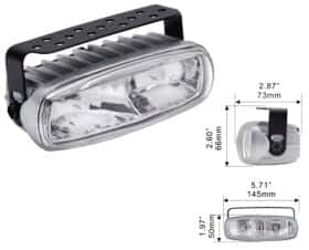 Комплект дополнительных галогеновых фар DLAA LA-600-W комбинированных 55 W 2 шт.
