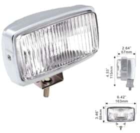 Комплект дополнительных галогеновых фар DLAA LA-1030E-W противотуманных 55 W 2 шт.
