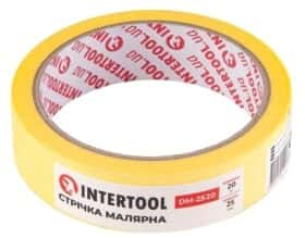 Малярный скотч Intertool DM-2520 на бумажной основе 25 мм x 20 м