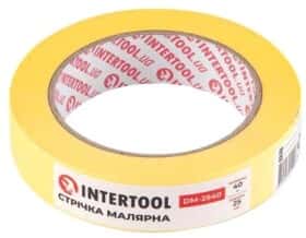 Малярний скотч Intertool DM-2540 на паперовій основі 25 мм x 40 м