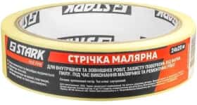 Малярний скотч Stark 541024020 на паперовій основі 24 мм x 20 м