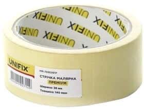 Малярный скотч UNIFIX Premium MR-7830261P на бумажной основе 38 мм x 20 м