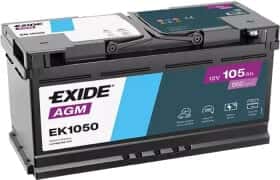 Аккумулятор Exide 6 CT-105-R AGM EK1050