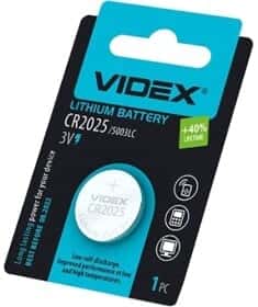Батарейка Videx CR2025 CR2025 3 V 1 шт
