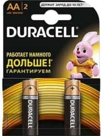 Батарейка Duracell RL010308 AA (пальчикова) 1,5 V 2 шт