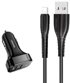 USB зарядка в авто Usams C13 NTU35LC13TZ