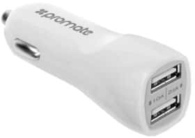 USB зарядка в авто Promate VIVID-WHITE