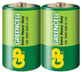 Батарейка GP Greencell Extra Heavy Duty 13G-S2 D 1,5 V 1 шт