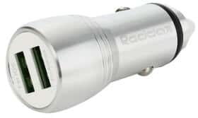 USB зарядка в авто Reddax Metal Series RDX-106-SLVR