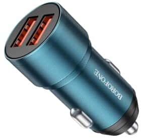 USB зарядка в авто Borofone BZ19B Wisdom BZ19BCSU