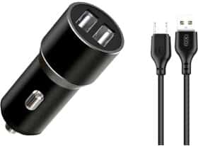USB зарядка в авто XO TZ09 XO-TZ09M-BK