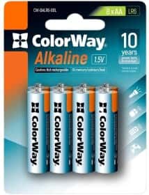Батарейка Color Way CW-BALR06-8BL AA (пальчиковая) 1,5 V 8 шт