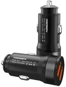 USB зарядка в авто Denmen DZ17 DZ17-BK