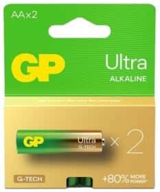 Батарейка GP Ultra Alkaline 15AU21-SB2 AA (пальчиковая) 1,5 V 2 шт